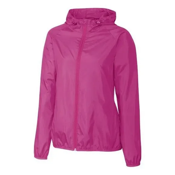 Clique Raspberry Hooded Packable Reliance Jacket XL - Picture 2 of 9